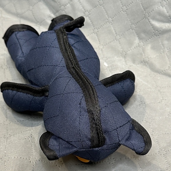 Tough Quilted Dog Chew Toy Denim Plush Bear Tough Materials and Seams NWT - Picture 6 of 13